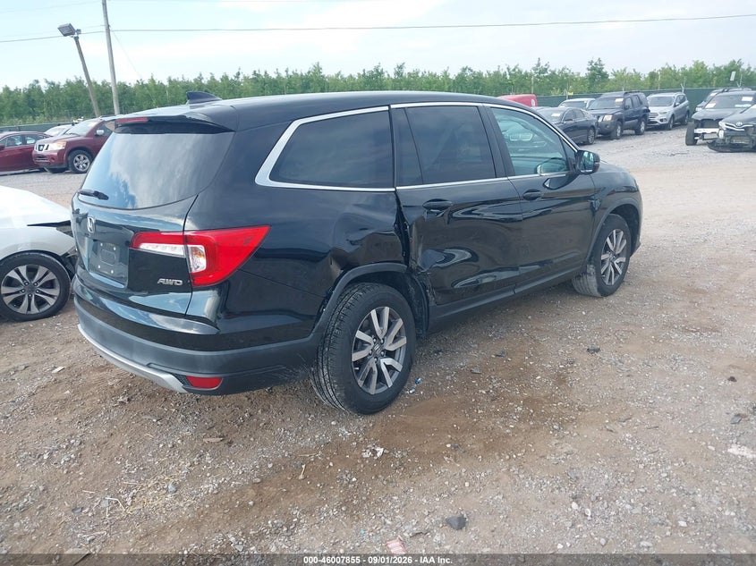 Vin: 5fnyf6h59lb043097, lot: 46507231, honda pilot awd ex-l 20204