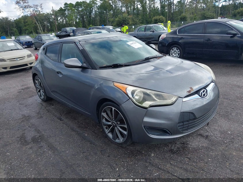 Vin: kmhtc6ad0cu069370, lot: 46507244, hyundai veloster base w/black 20121