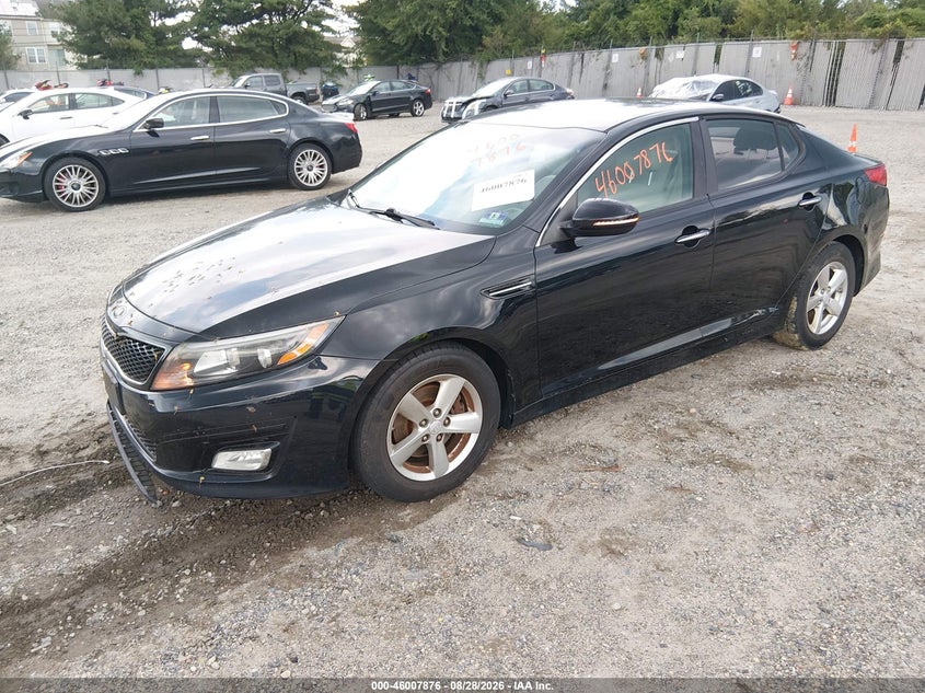 2015 Kia Optima, Обычный износ, IAAI, VIN 5XXGM4A76FG497326 — фото 2