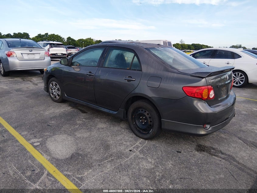TOYOTA COROLLA 2010 VIN 2T1BU4EE9AC397028