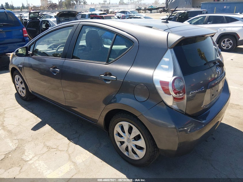 Vin: jtdkdtb37e1574523, lot: 46507297, toyota prius c two 20143