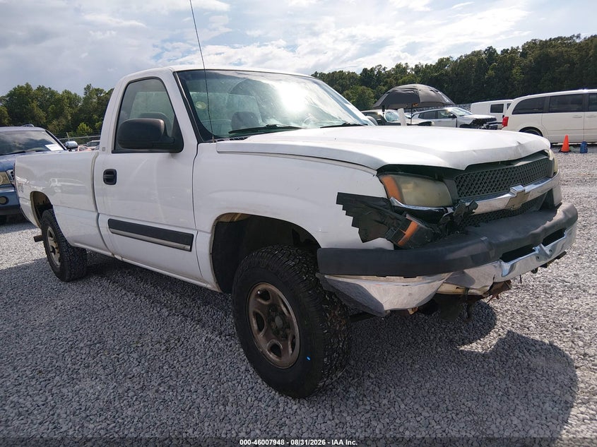 2004 Chevrolet Silverado 1500, Front & Rear, IAAI, VIN 1GCEK14V84E230096