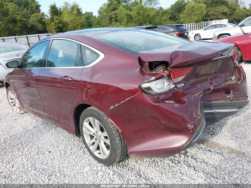 Vin: 1c3cccab9gn137901, lot: 46507340, chrysler 200 limited 20163