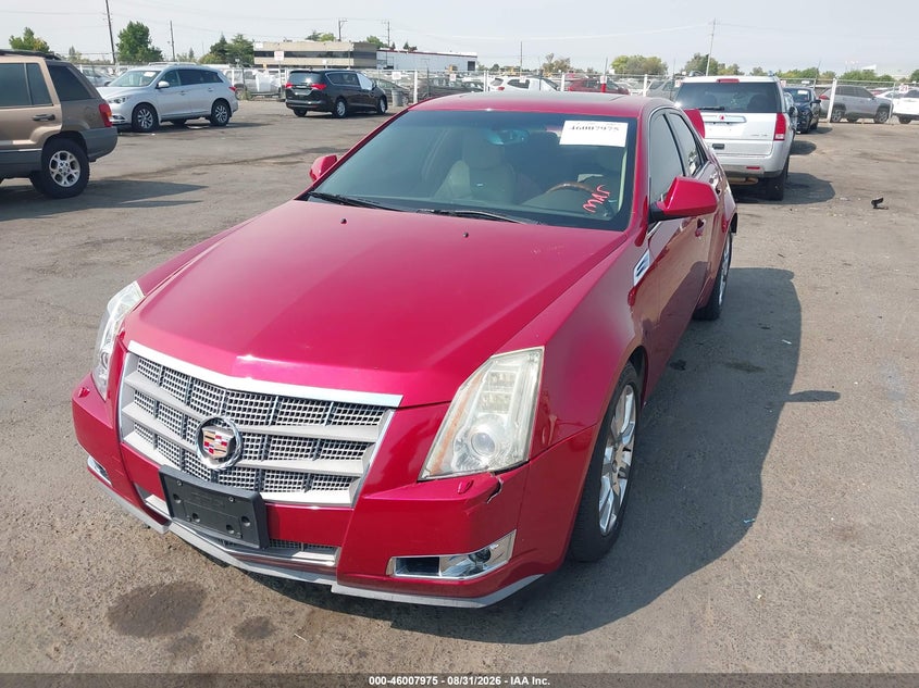 2008 Cadillac CTS, Rear, IAAI, VIN 1G6DS57V180176614 — photo 2