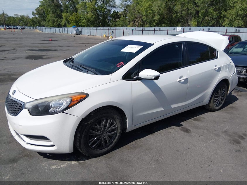 Vin: knafx4a69g5555930, lot: 46507355, kia forte lx 20162