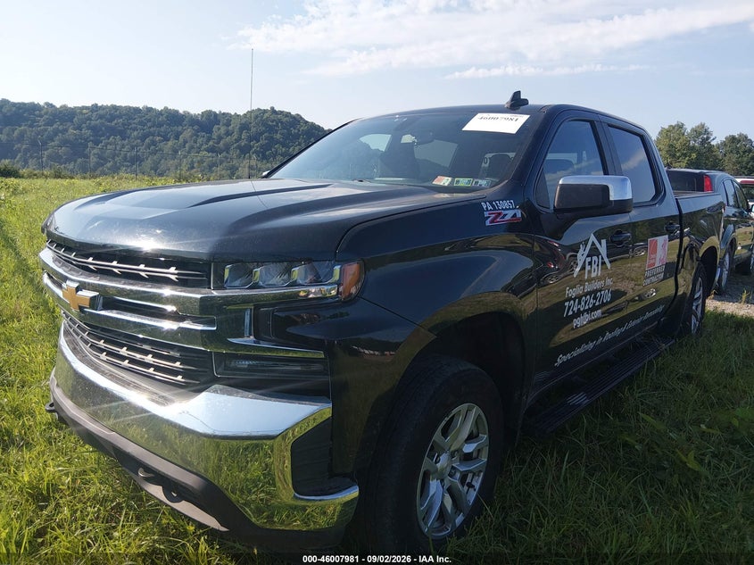 Vin: 3gcuyded8lg406296, lot: 46507357, chevrolet silverado 1500 4wd  short bed lt 20202