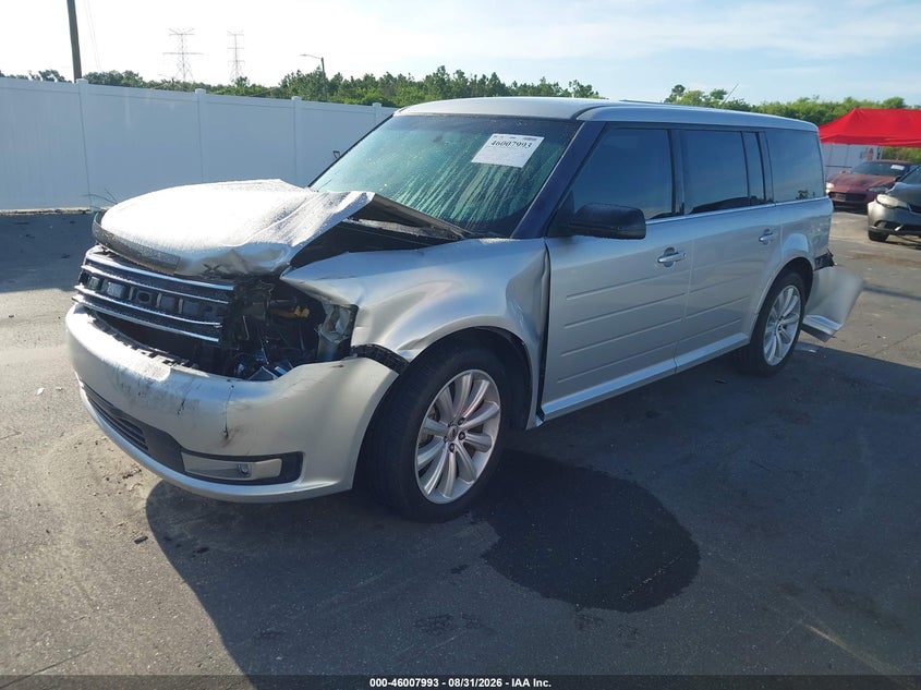 Vin: 2fmgk5c88ebd33281, lot: 46507369, ford flex sel 20142