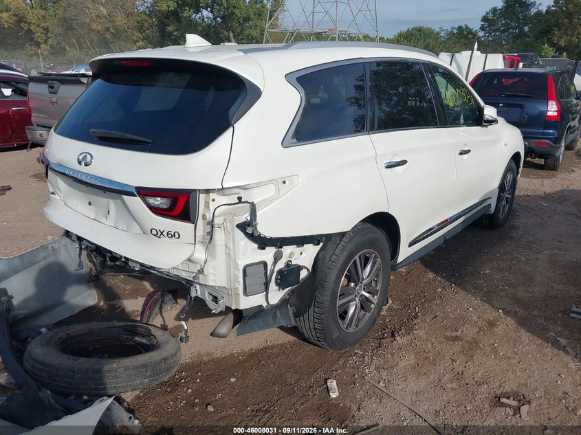 Vin: 5n1dl0mm5kc530211, lot: 46507407, infiniti qx60 luxe/pure 20194