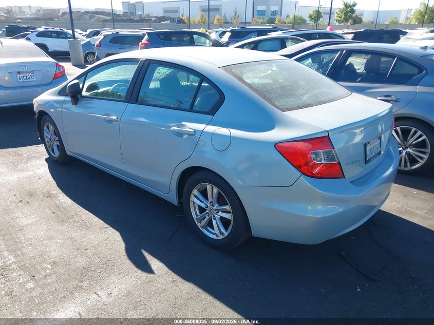Vin: 2hgfb2f54ch525082, lot: 46507411, honda civic lx 20123