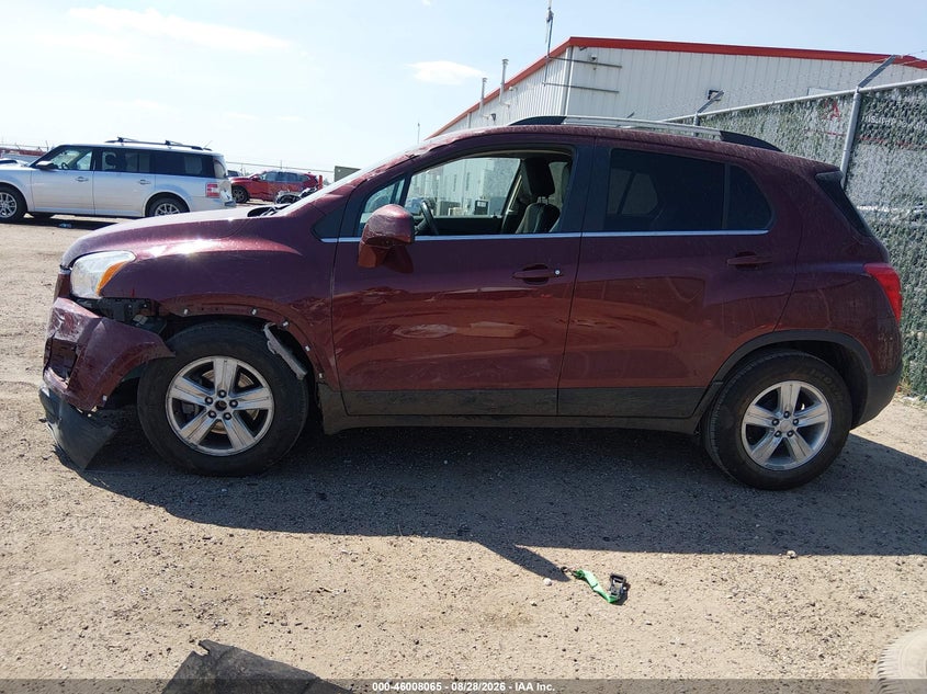 CHEVROLET TRAX 2016 VIN 3GNCJLSBXGL164113