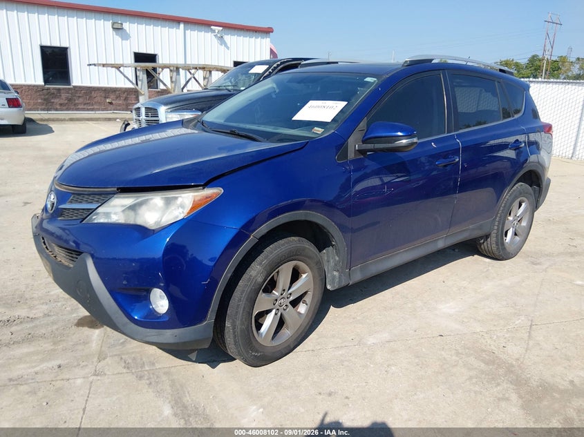 2015 Toyota Rav4 Xle, Правый перёд, IAAI, VIN 2T3WFREV2FW147037 — фото 2