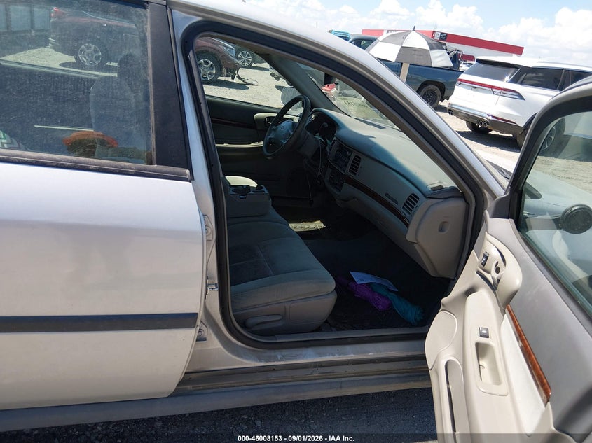 2004 CHEVROLET IMPALA SEDAN 3.4L V-6 REGULAR , 180HP