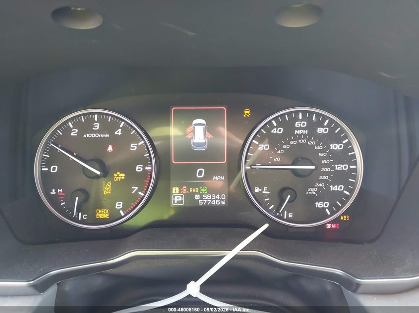 SUBARU OUTBACK 2020 VIN 4S4BTANC5L3117015