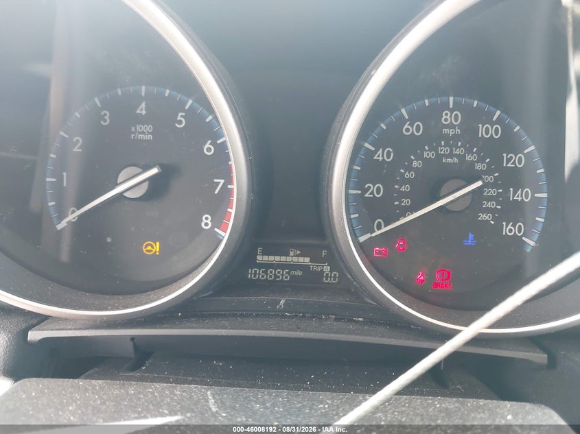 2012 MAZDA 3 SEDAN 2.0L I-4 DI, DOHC, VVT, REGULAR , 155HP