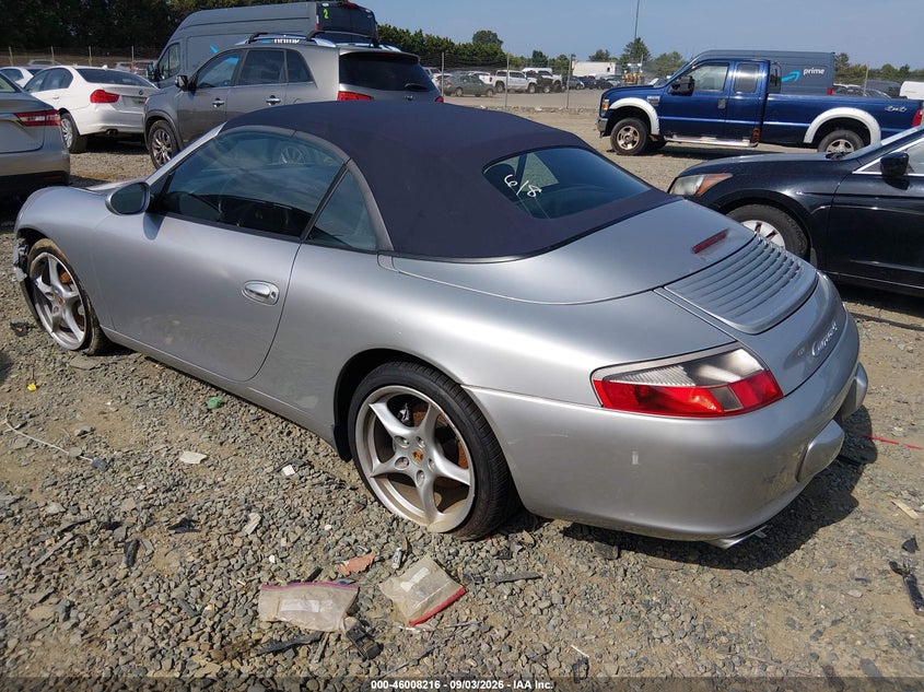 PORSCHE 911 2002 VIN WP0CA29922S650396