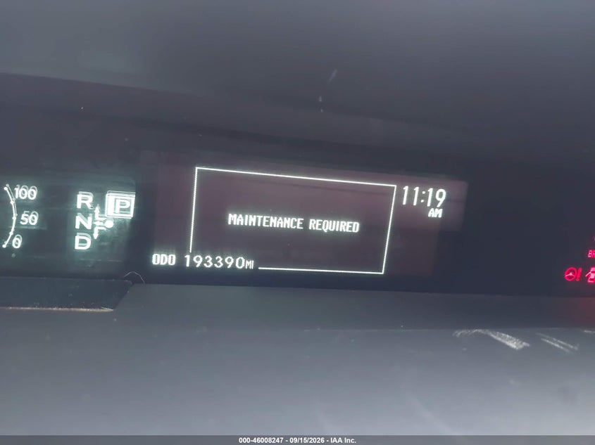 2013 TOYOTA PRIUS auction photo 7