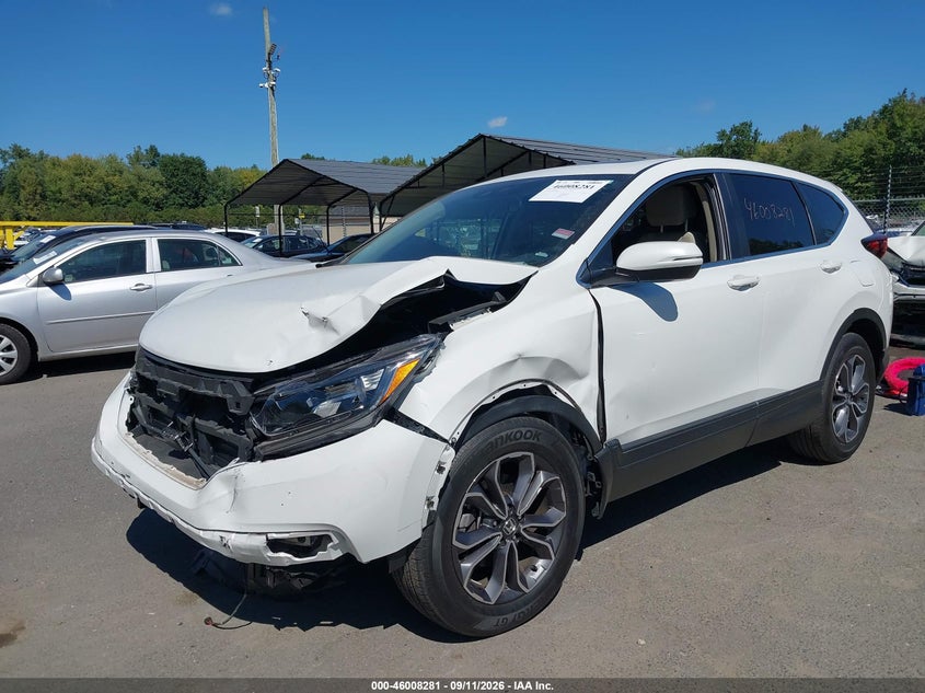 Vin: 2hkrw2h51nh666358, lot: 46507657, honda cr-v awd ex 20222