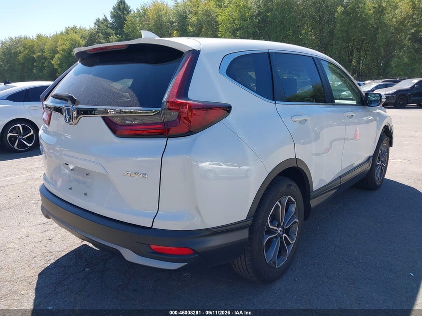 Vin: 2hkrw2h51nh666358, lot: 46507657, honda cr-v awd ex 20224