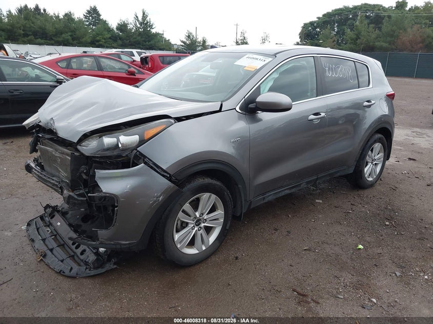 2019 Kia Sportage, Удар спереду, IAAI, VIN KNDPMCAC0K7560396 — фото 2
