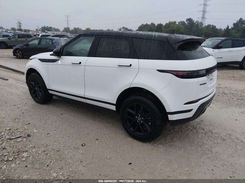Vin: salzj2fx8rh237928, lot: 46507704, land rover range rover evoque core s 20243