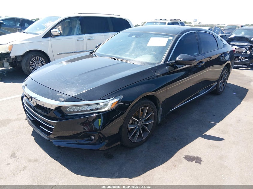 2021 Honda Accord Ex-L, Right Front, IAAI, VIN 1HGCV1F53MA117516 — photo 2