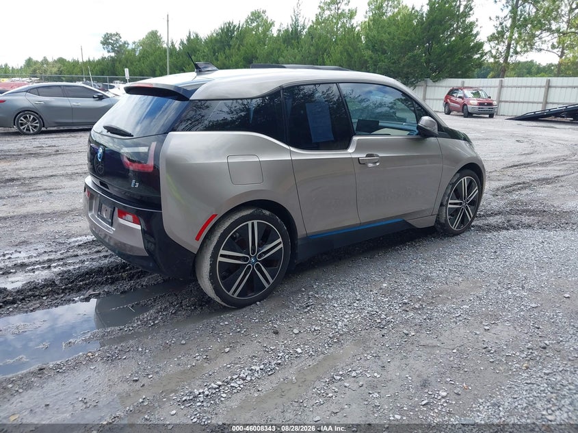 BMW I3 2015 VIN WBY1Z2C54FV286345