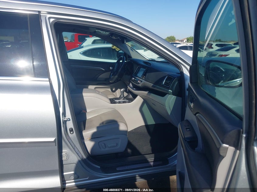 2018 TOYOTA HIGHLANDER SPORT UTILITY VEHICLE 3.5L V-6 DI, DOHC, VVT, REGULAR , 295HP