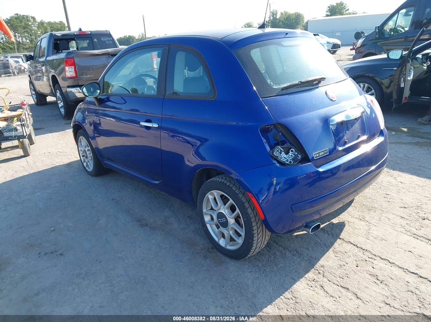 2012 FIAT 500 auction photo 3