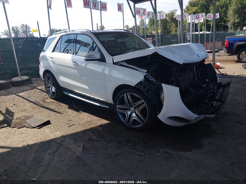 2016 Mercedes-Benz Gle 350 4Matic, Front, IAAI, VIN 4JGDA5HB4GA758733
