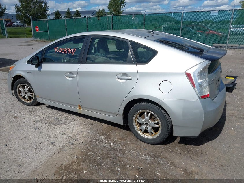Vin: jtdkn3du6a0136580, lot: 46507784, toyota prius iii 20103