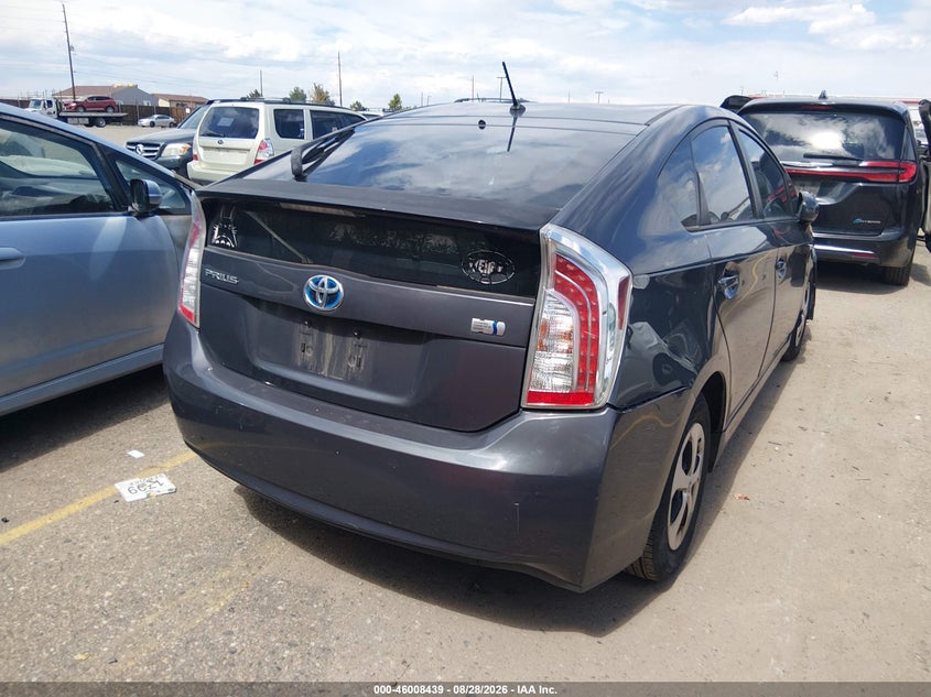 Vin: jtdkn3duxd5600641, lot: 46507815, toyota prius two 20134