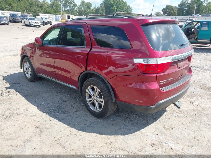 Vin: 1c4rdjag7dc699192, lot: 46507830, dodge durango sxt 20133