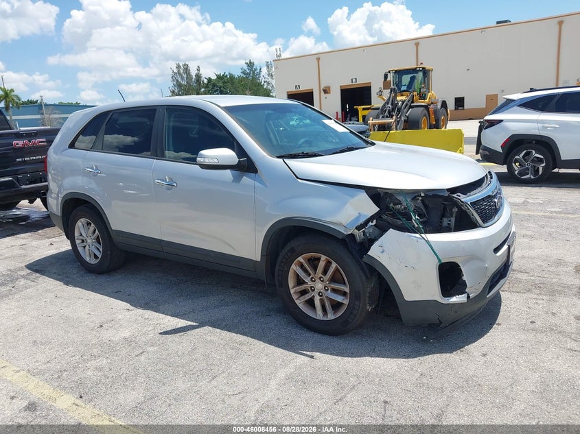 Vin: 5xykt3a65eg520796, lot: 46507832, kia sorento lx 2014 img_1