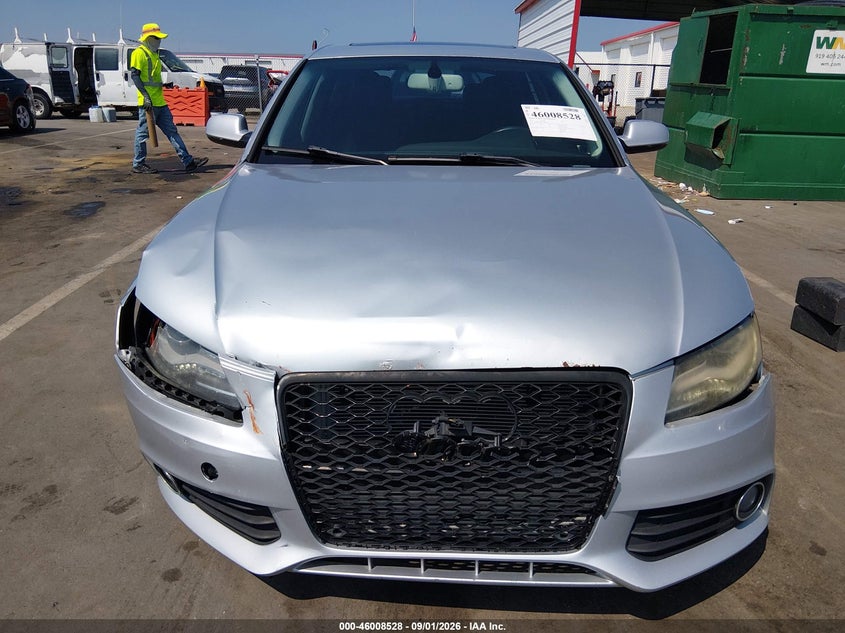 AUDI A4 2011 VIN WAUHFBFL2BN002821