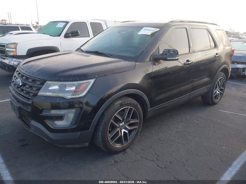 Vin: 1fm5k8gt8hgd17120, lot: 46507968, ford explorer sport 20172
