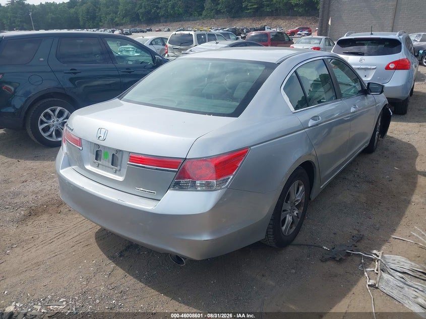 2012 HONDA ACCORD SEDAN 2.4L I-4 DOHC, VVT, REGULAR , 177HP