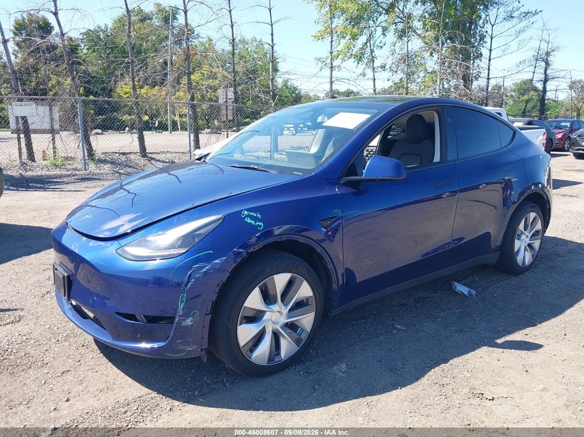 Vin: 7saygdee3pf850407, lot: 46507983, tesla model y awd/long range dual motor all-wheel drive 20232