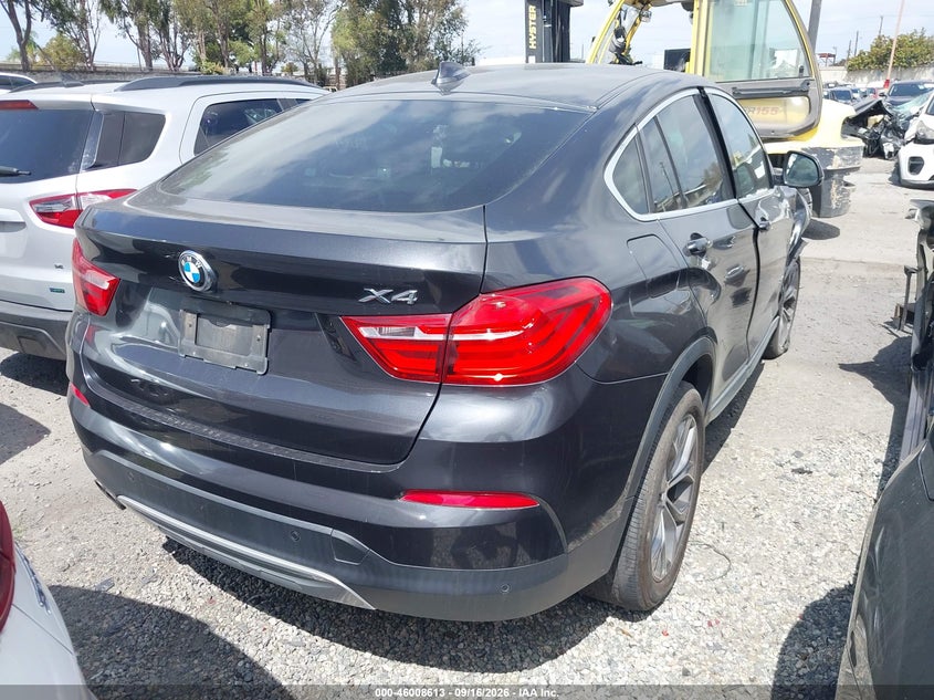 BMW X4 2015 VIN 5UXXW3C50F0F89552
