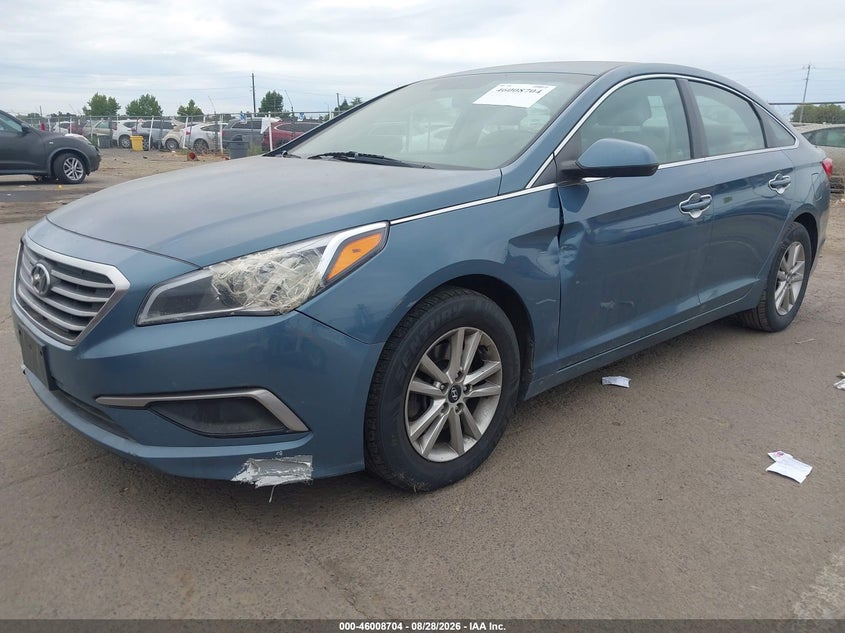 Vin: 5npe24af8hh476912, lot: 46508080, hyundai sonata se 20172