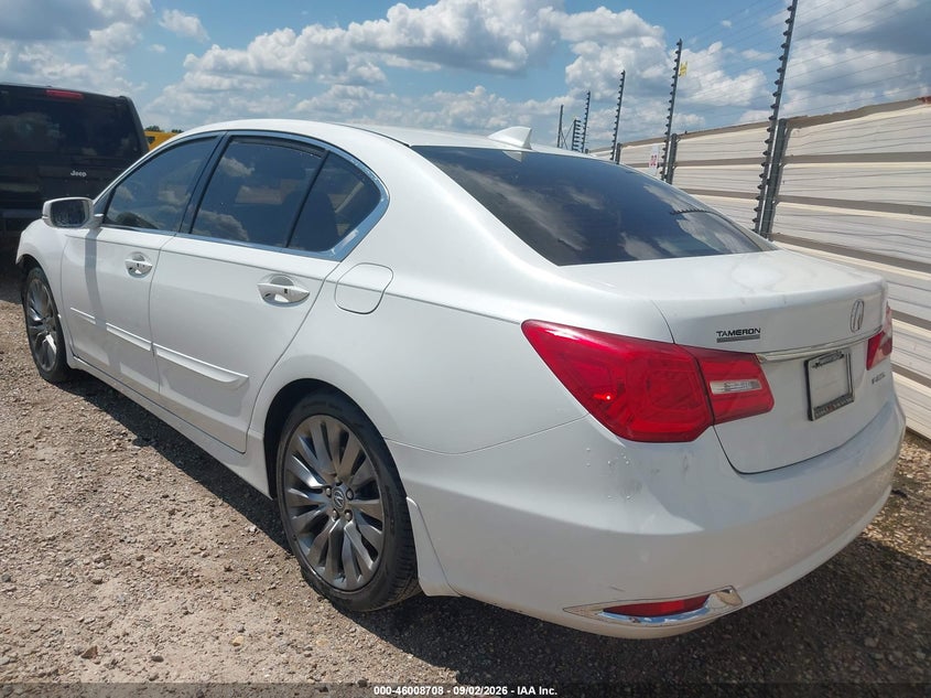 Vin: jh4kc1f54gc000180, lot: 46508084, acura rlx technology package 20163