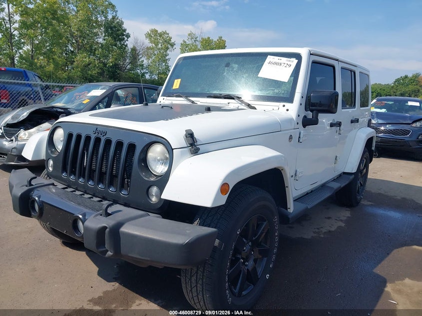 2014 Jeep Wrangler, Удар ззаду, IAAI, VIN 1C4BJWEGXEL273175 — фото 2