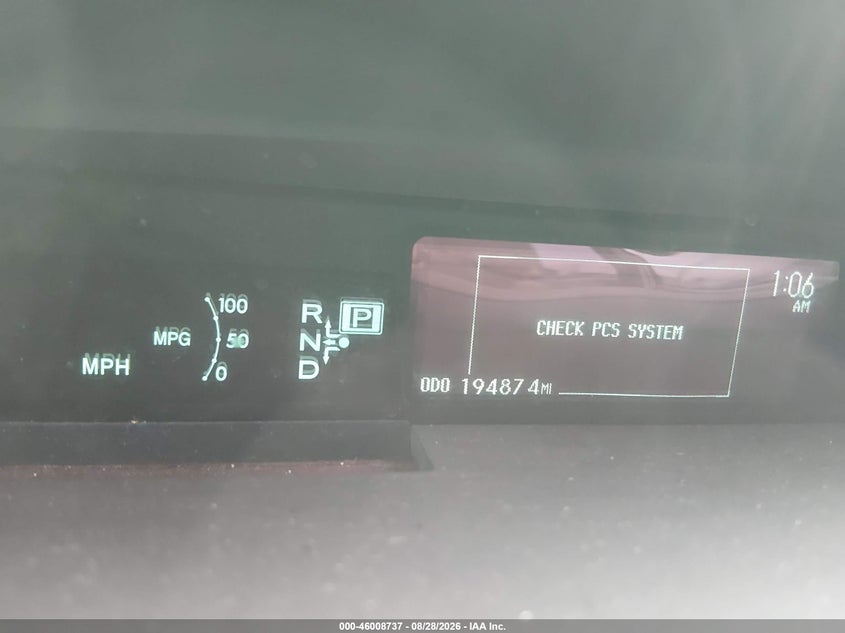 TOYOTA PRIUS 2010 VIN JTDKN3DU1A0014841