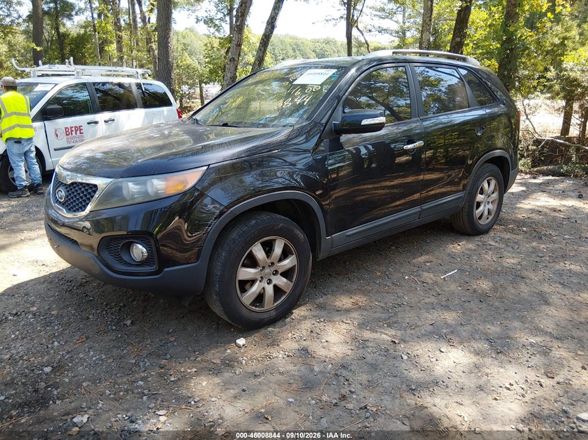Vin: 5xykt4a61cg257404, lot: 46508220, kia sorento lx 20122