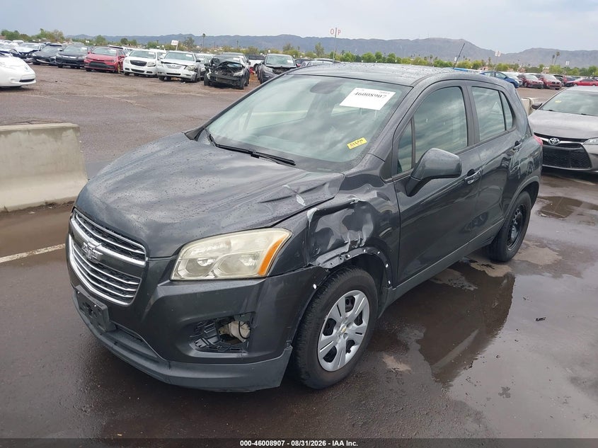 2016 Chevrolet Trax, Оба бока, IAAI, VIN 3GNCJKSB6GL212457 — фото 2