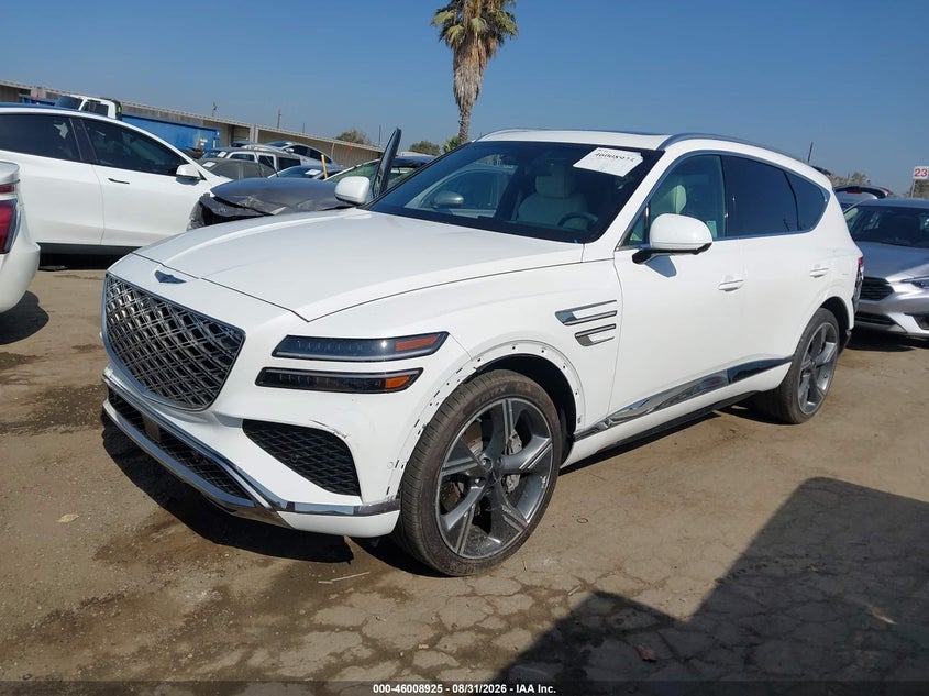 Vin: kmuheesc3su289845, lot: 46508301, genesis gv80 3.5t prestige awd 20252
