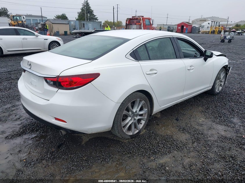 Vin: jm1gj1t55e1104199, lot: 46508317, mazda mazda6 i touring 20144