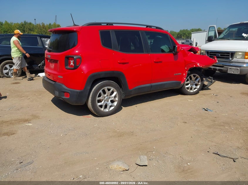 Vin: zaccjabb7jph10152, lot: 46508368, jeep renegade latitude fwd 20184