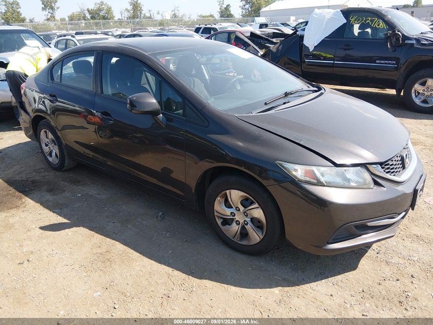 Vin: 2hgfb2f54dh583131, lot: 46508403, honda civic lx 2013 img_1