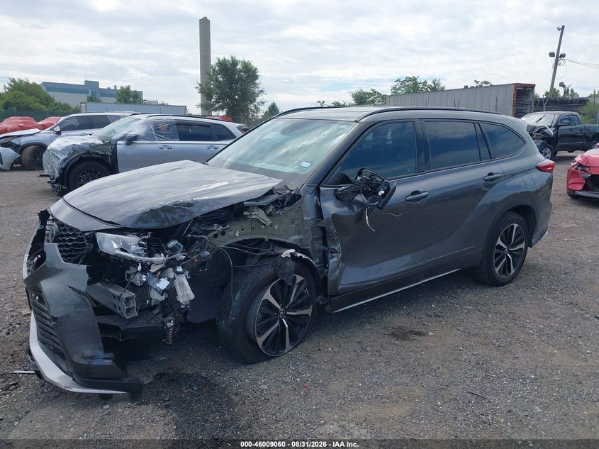Vin: 5tdlzrah8ms055617, lot: 46508436, toyota highlander xse 20212