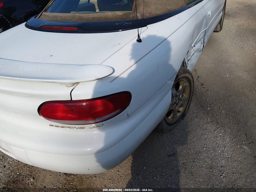 CHRYSLER SEBRING 1999 VIN 3C3EL55H4XT604421